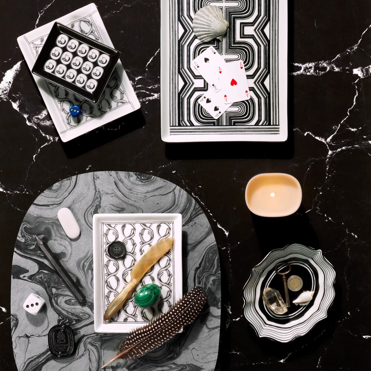 Ribbons Tray - Medium