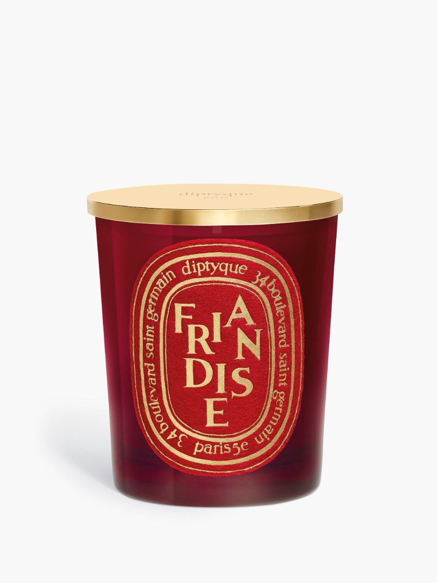 Friandise (Sweet Treat) - Classic candle with golden lid