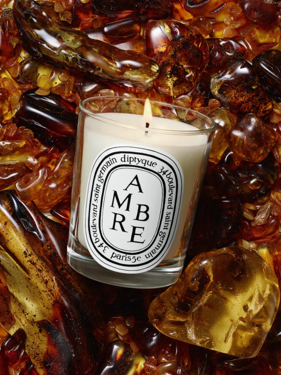 Ambre (Amber) - Small Candle