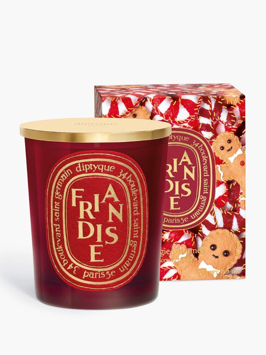 Friandise (Sweet Treat) - Classic candle with golden lid