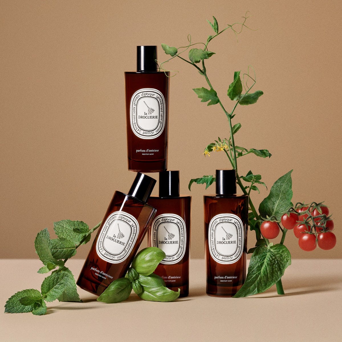 La Droguerie - Odor removing room spray with basil