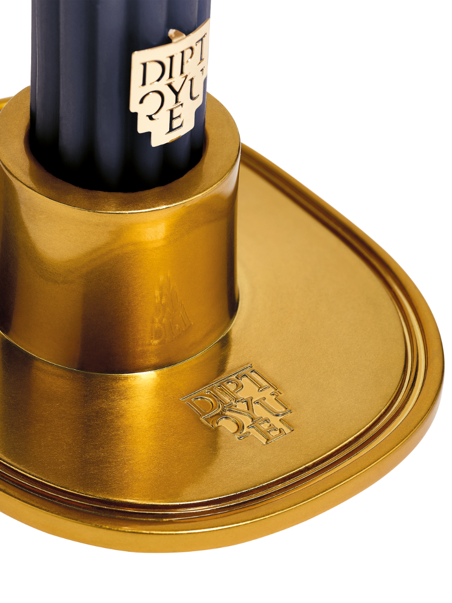 Oval candle holder - For taper candles