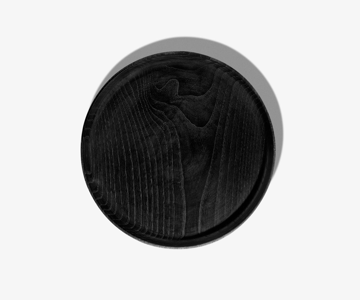 Black Ellipse Tray - Large