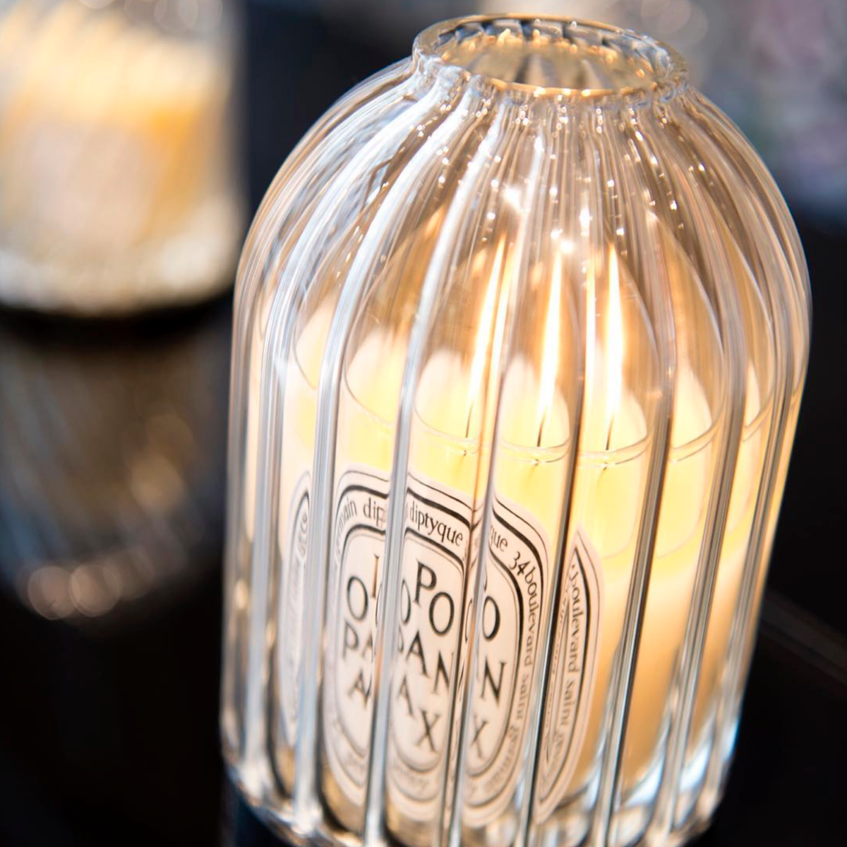 Ribbed Candle Holder - For classic candles