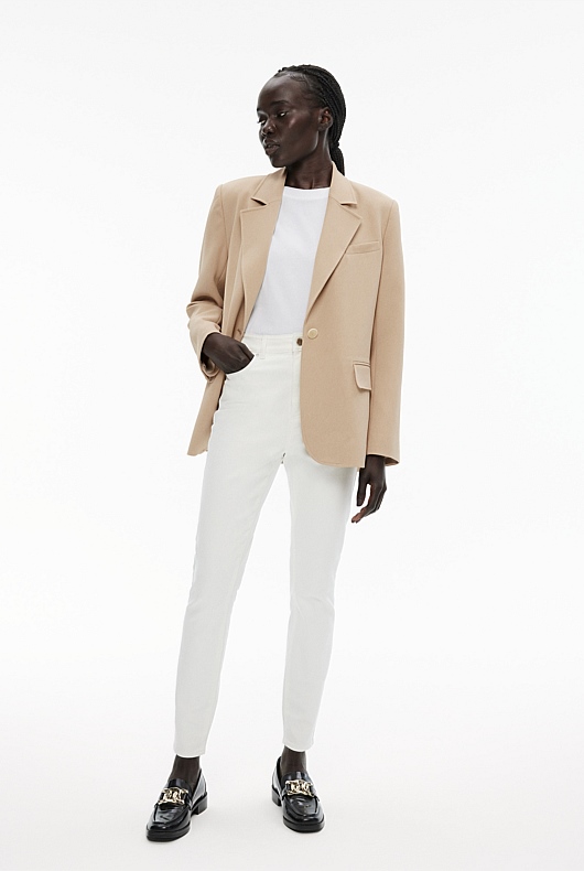 Staple Cotton Crew - Pure White