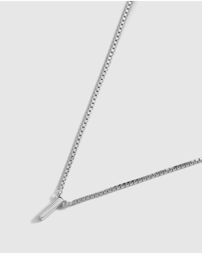 Witchery Sterling Silver Initial Necklace