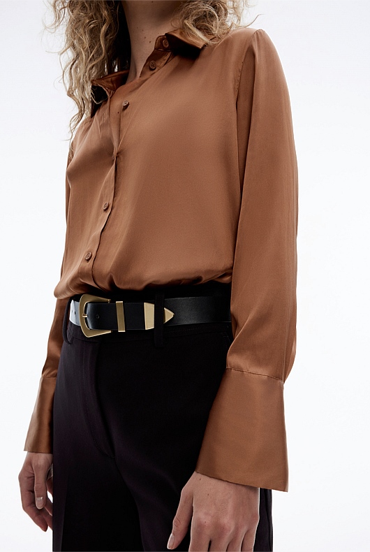 Relaxed Shirt - Camel