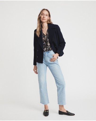 Witchery Baroque Pin Tuck Blouse