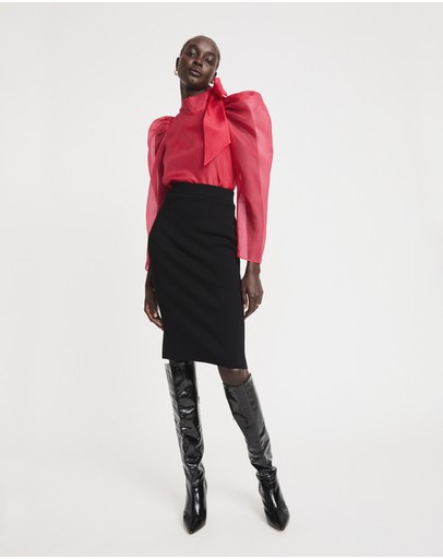 Witchery Crepe Knit Skirt