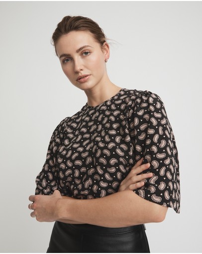 Witchery Small Paisley Print Blouse