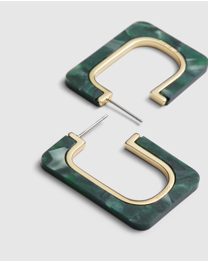 Witchery Geo Acetate Hoops