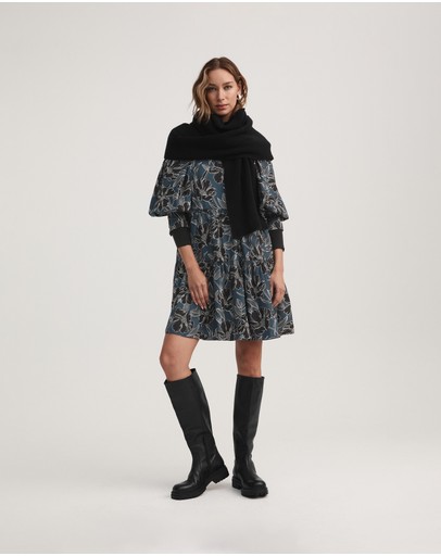 Witchery Ink Floral Dress