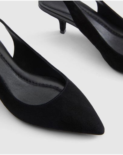 Witchery Gwen 65mm Suede Slingback