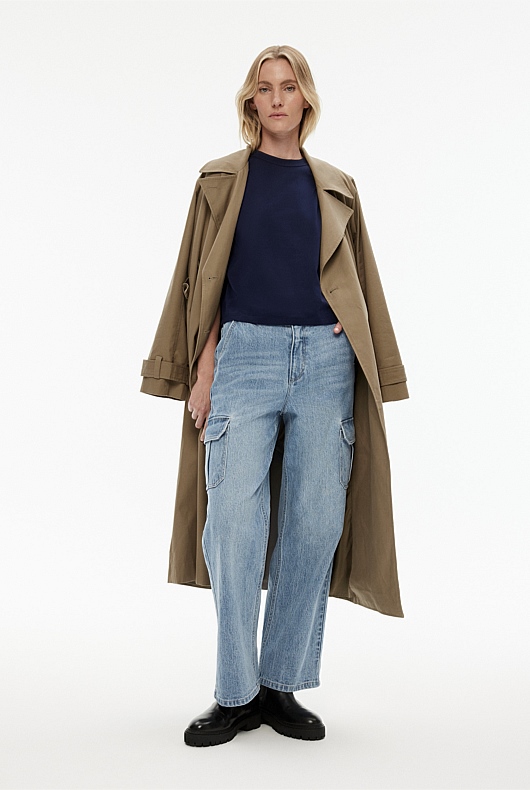 Cotton Crop Short Sleeve Tee - Regatta Blue