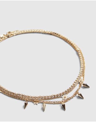 Witchery Star Layered Necklace Set