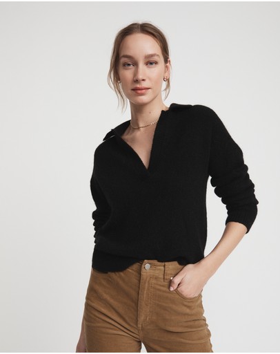 Witchery Henley Lofty Knit