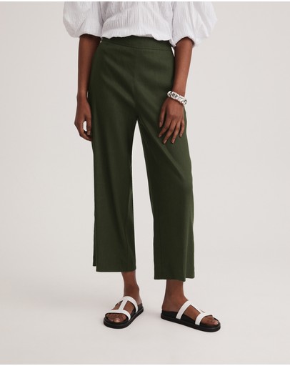 Witchery Stretch Linen Blend Pant