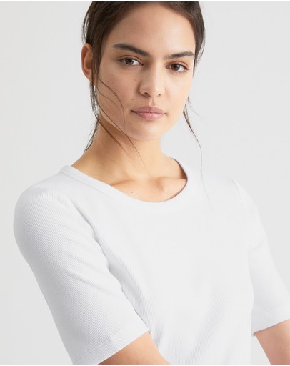 Witchery Crew Rib Tee