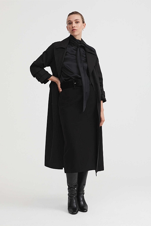 Classic Pencil Skirt - Black