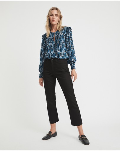 Witchery Mini Daisy Pintuck Blouse