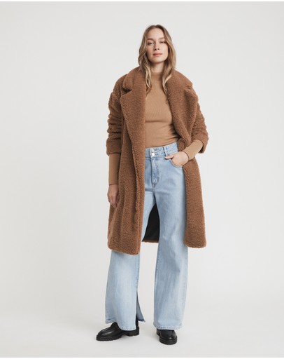 Witchery Faux Shearling Coat