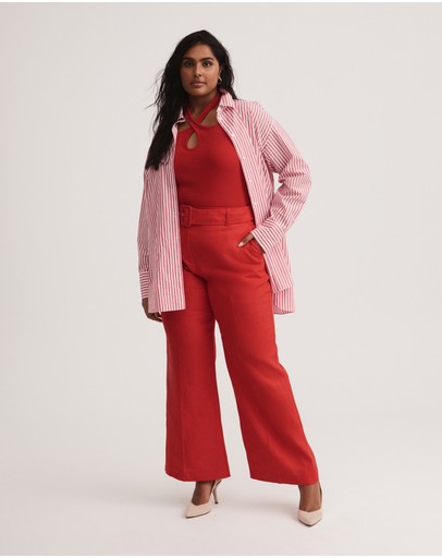 Witchery Linen Belted Trouser