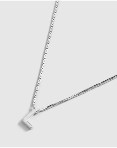 Witchery Sterling Silver Initial Necklace