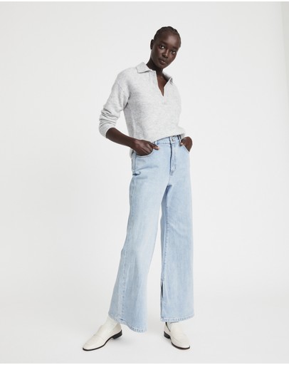 Witchery Henley Lofty Knit