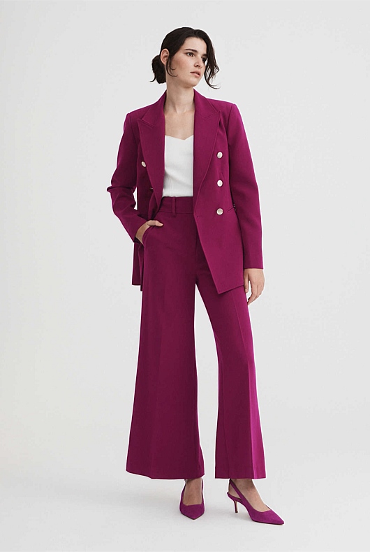 Crepe Sweetheart Milano Crop - Chalk