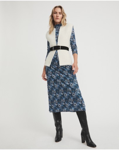 Witchery Mini Daisy Mesh Dress