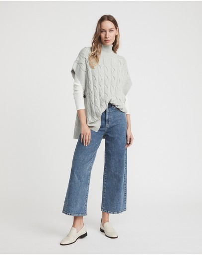 Witchery Cable Knit Tabard