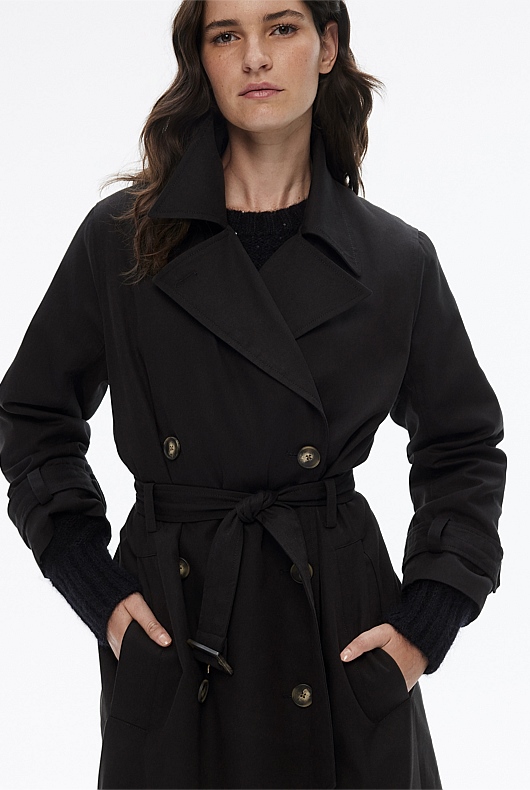 Classic Trench Coat - Black