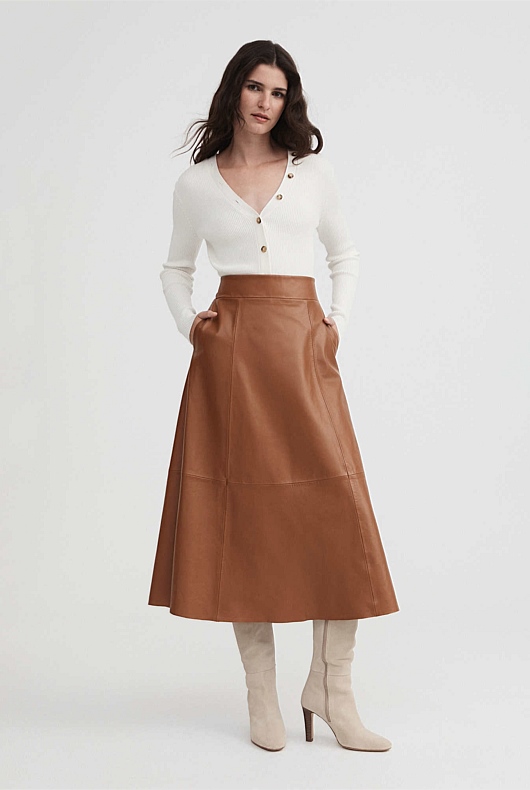 Knee High Suede Boot - Bran