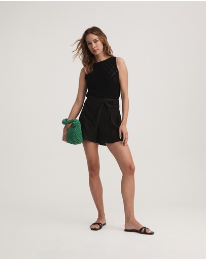 Witchery Crochet Knit Tank