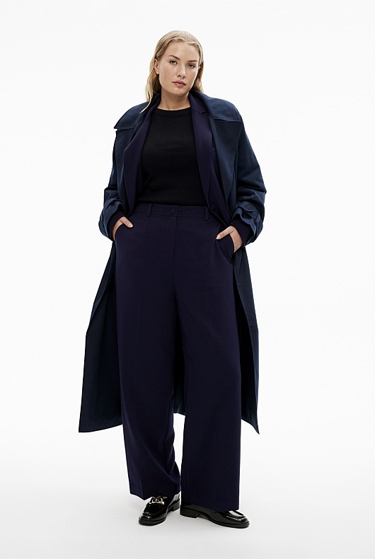Classic Straight Leg Pant - Blue Night