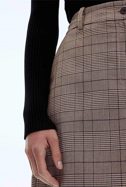 High Neck Textured Knit - Black