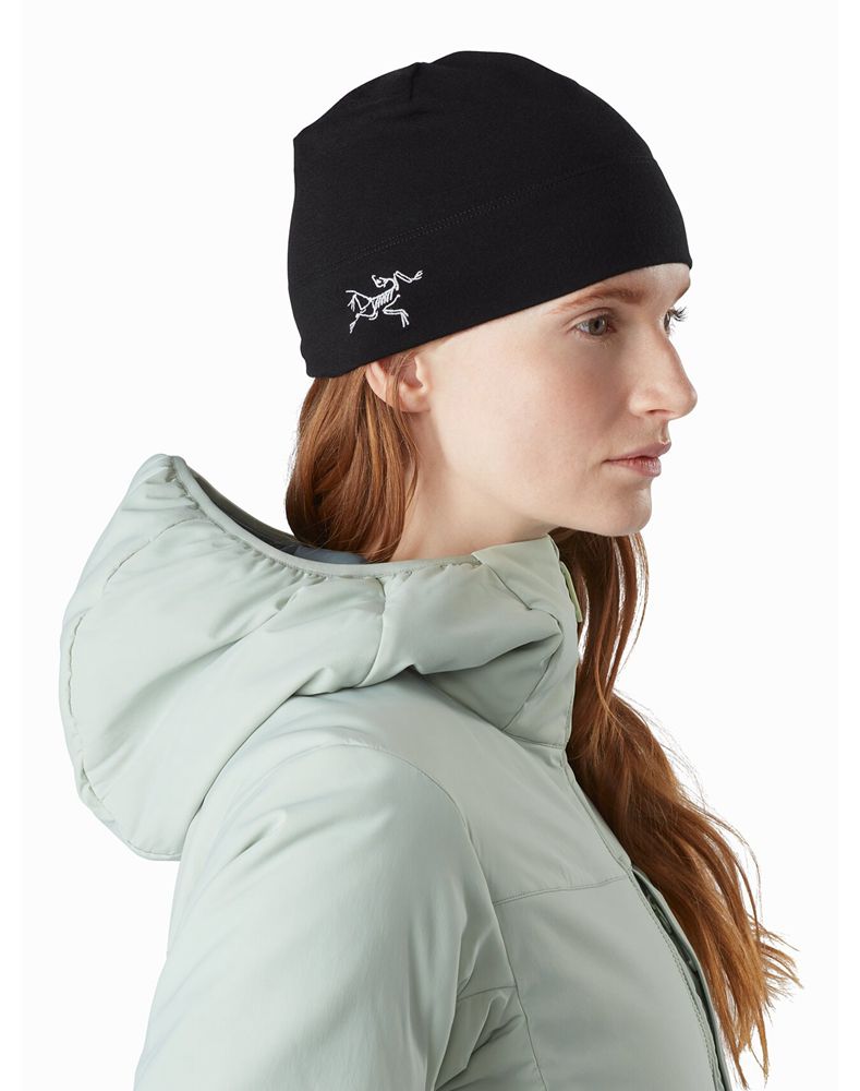 Arc'teryx Rho LTW Beanie Womens - Black
