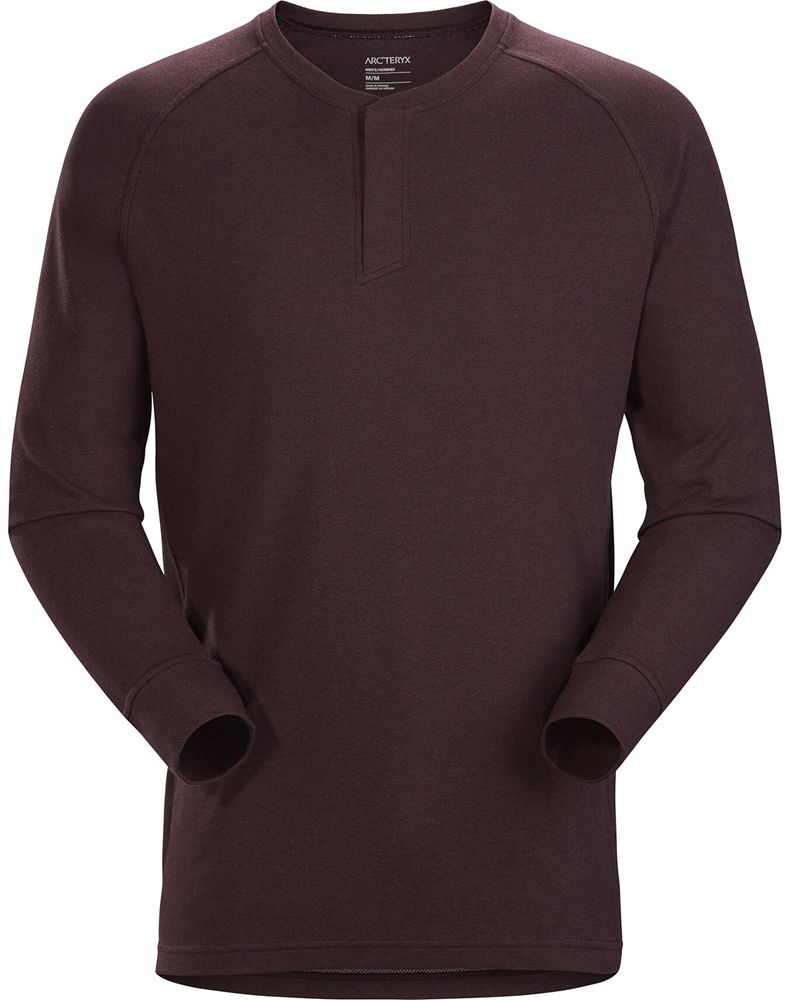 Arc'teryx Sirrus Henley LS T-Shirt Mens - Purple