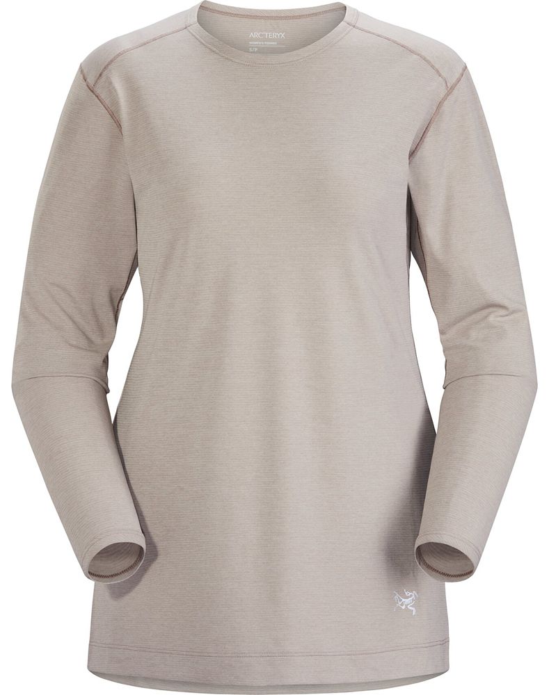 Arc'teryx Quadra Crew Neck LS T-Shirt Womens - Pink