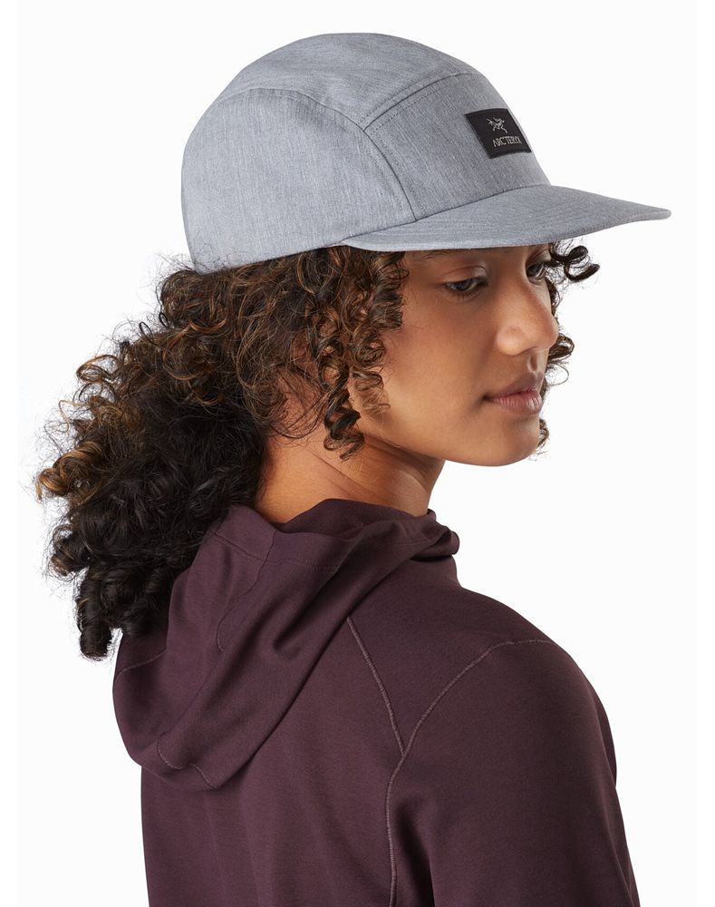 Arc'teryx 5 Panel Label Cap Womens - Grey