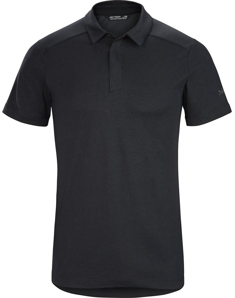 Arc'teryx Eris Polo Shirt Mens - Black
