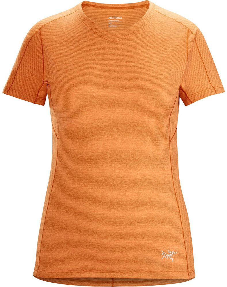 Arc'teryx Taema V-Neck SS T-Shirt Womens - Orange