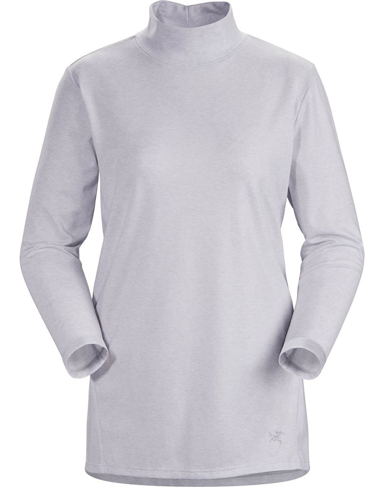 Arc'teryx Lumin Mock Neck Top Womens - Grey
