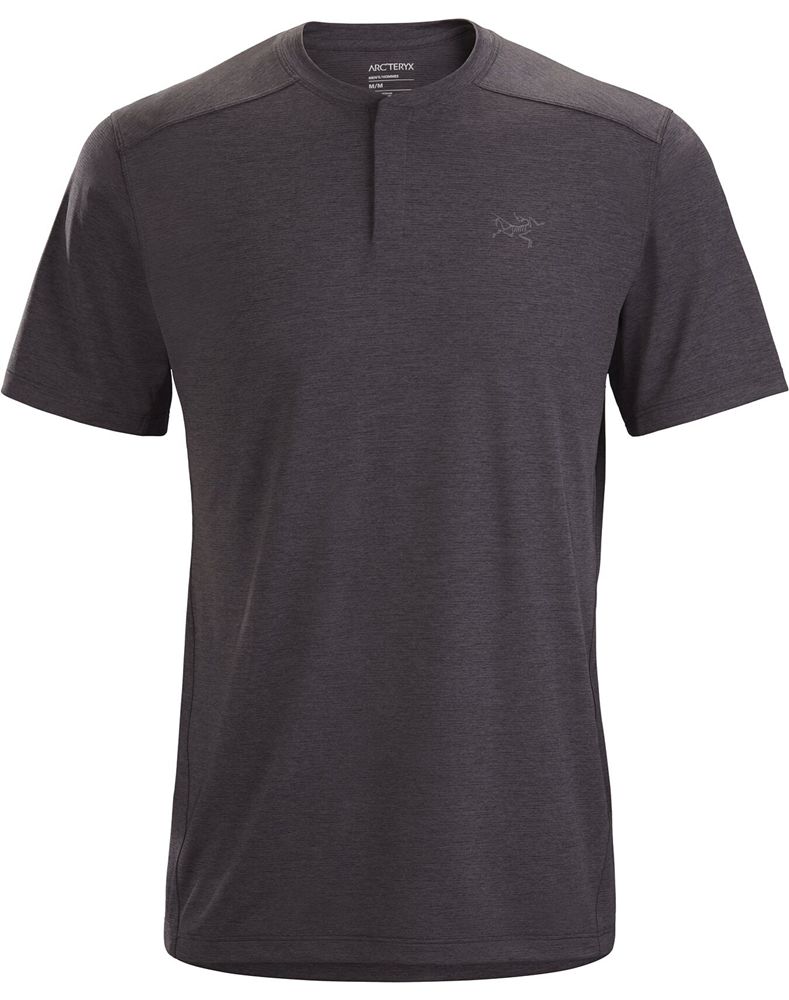 Arc'teryx Kadem Henley SS T-Shirt Mens - Black