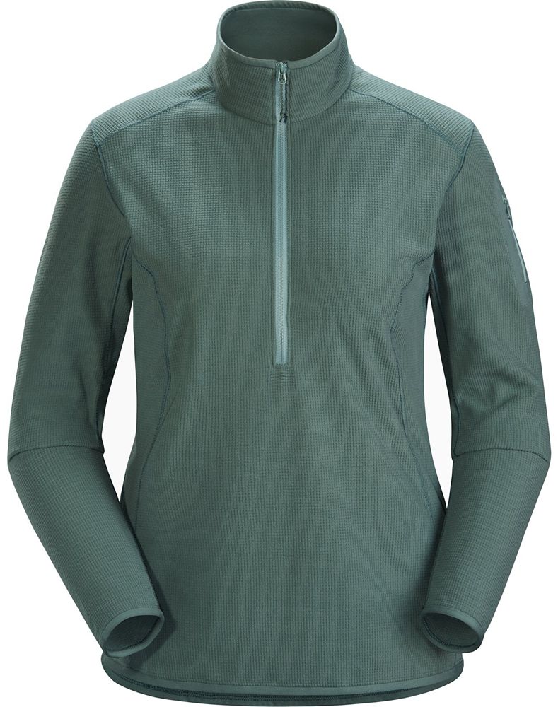Arc'teryx Delta LT Zip Neck Pullover Womens - Green