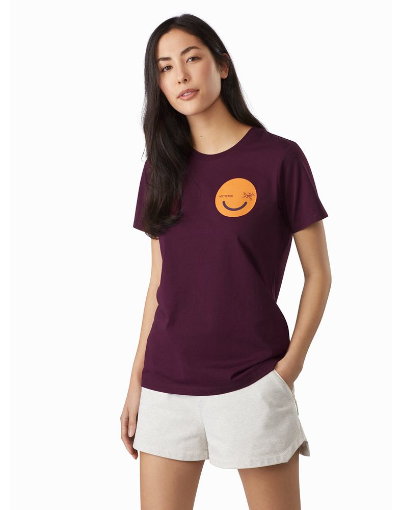 Arc'teryx All Smiles T-Shirt Womens - Purple