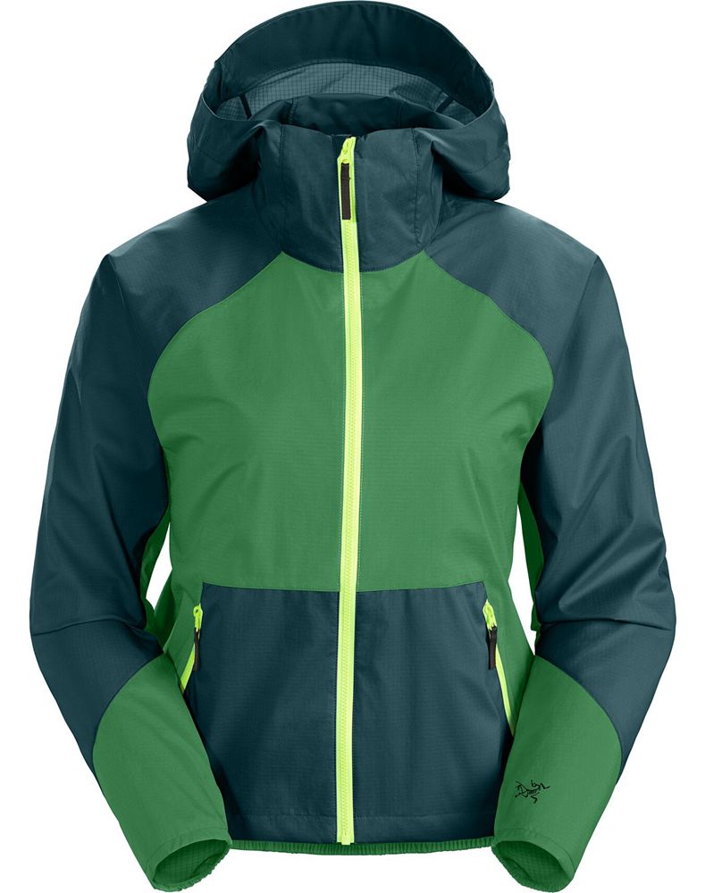 Arc'teryx Stowe Windshell ReBird Jacket Womens - Green