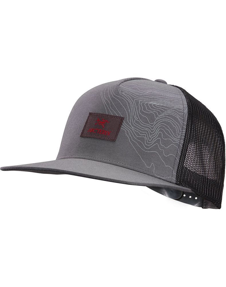 Arc'teryx Topographical Trucker Hat Mens - Grey