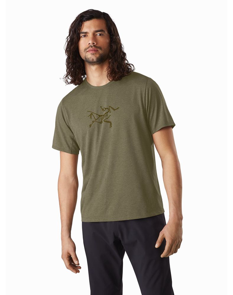 Arc'teryx Cormac Logo SS T-Shirt Mens - Green