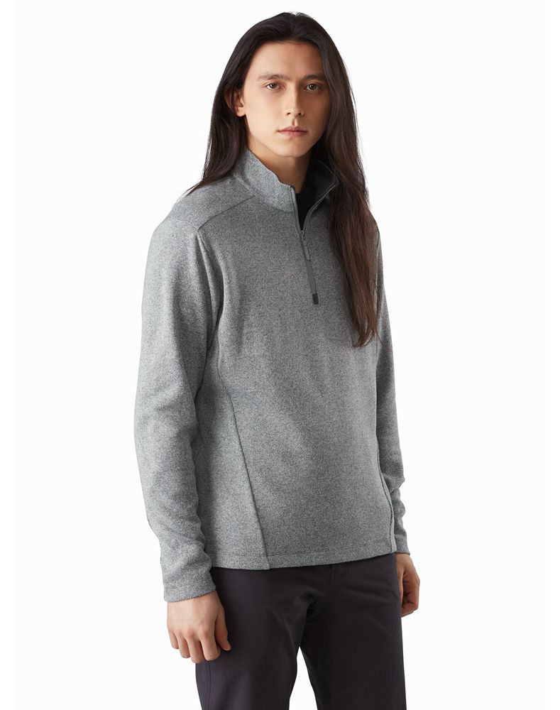 Arc'teryx Covert LT 1/2 Zip Fleece Mens - Grey